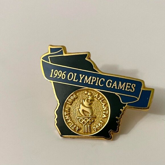 Vtg 1996 Olympics Games Atlanta Pin - Picture 7 of 8